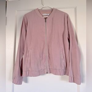 Hazy Pink Bomber Jacket
